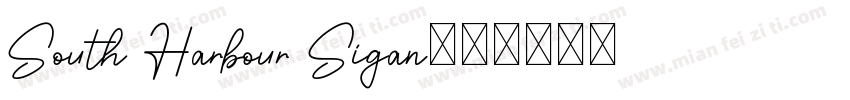 South Harbour Sigan字体转换